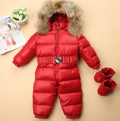 4colors Baby clothes Boys Girl Winter Overalls