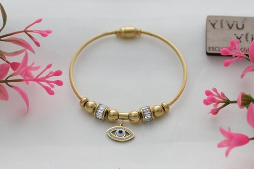 Golden Brass Bracelets for Women