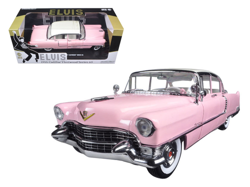 1955 Pink Cadillac Fleetwood Series 60 Special \Elvis Presley\" 1/18