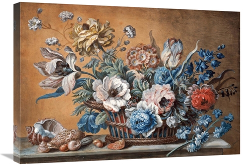 Global Gallery GCS-266853-30-142 30 in. A Basket of Carnations Art Pri