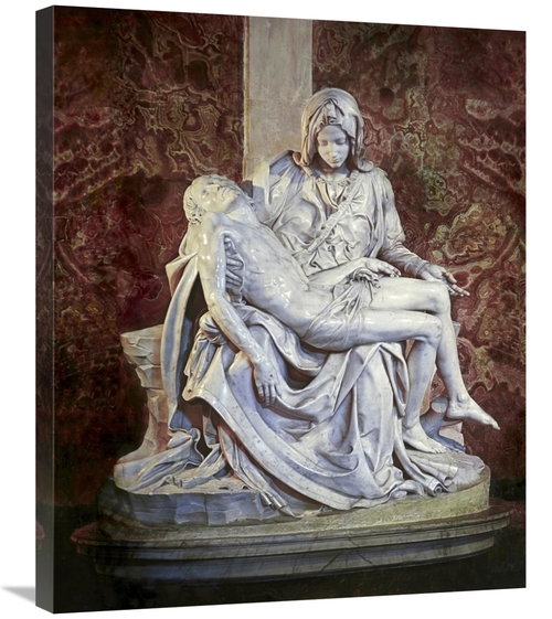 Global Gallery GCS-276935-30-142 30 in. Pieta Art Print - Michelangelo