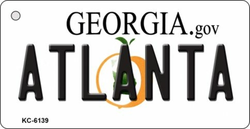 Smart Blonde KC-6139 1.5 x 3 in. Atlanta Georgia State License Plate N