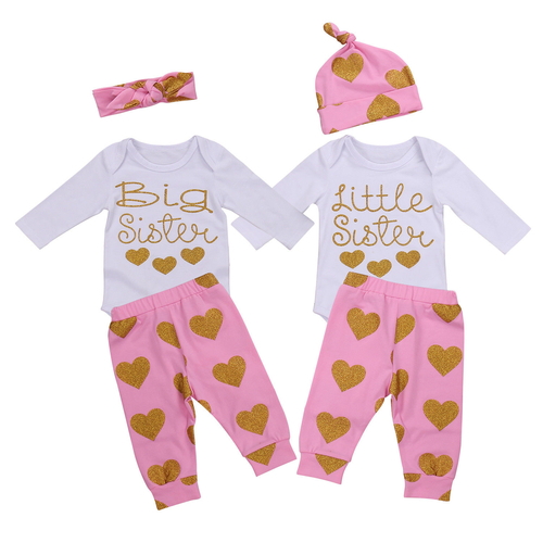 Matching Clothes Big Sister Little Sister Romper