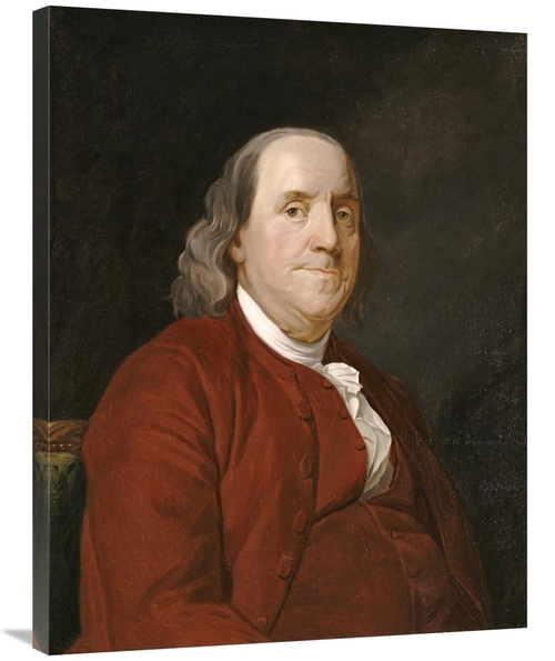 Global Gallery GCS-268687-36-142 36 in. Benjamin Franklin Art Print - 