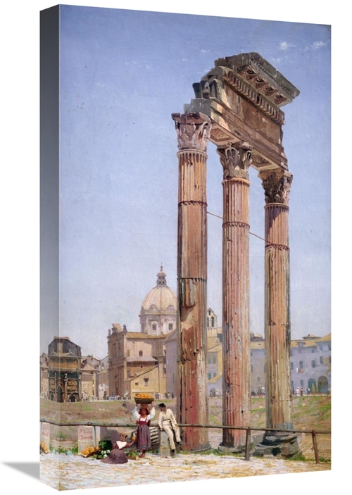 Global Gallery GCS-267776-22-142 22 in. The Forum, Rome Art Print 
