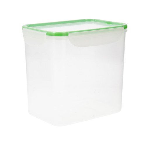 Hermetic Lunch Box Quid Greenery Transparent Plastic 4,7 L (4 Units)