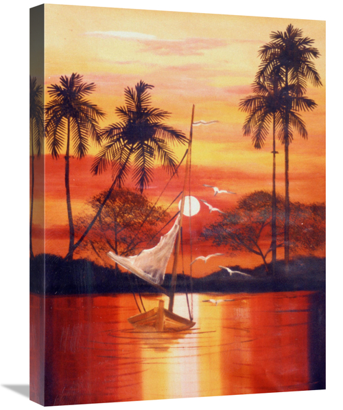 Global Gallery GCS-477310-1824-142 18 x 24 in. Cat Island Slope 2 Art 