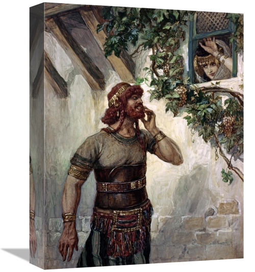 Global Gallery GCS-280494-16-142 16 in. Samson Seeth Delilah at Her Wi