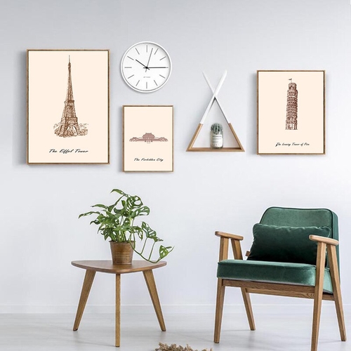 Modern Building Tower Posters Prints Abstract