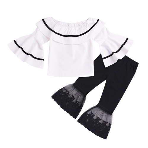 Toddler Baby Kids Girls Clothes Outfit Autumn Long