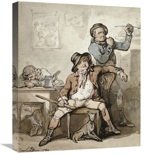 Global Gallery GCS-267206-22-142 22 in. A Brace of Blackguards Art Pri