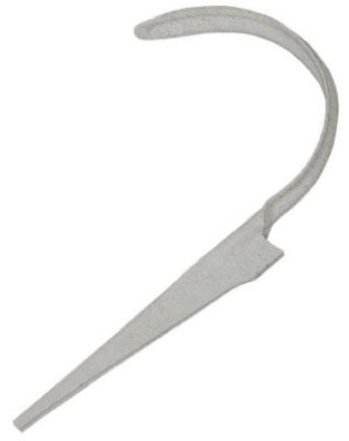 BPRGL3 3 in. Galvanized Gutter Channel Brick Hook