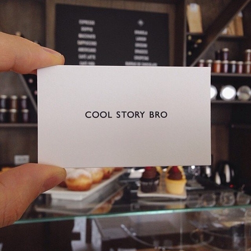 Cool Story Bro Calling Cards