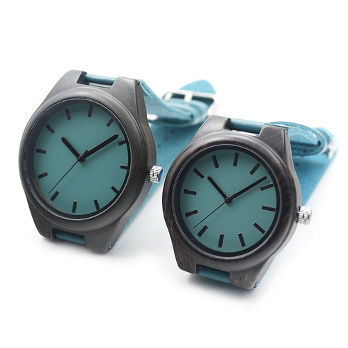 M27 Ebony Wood Couple's Quartz Watch