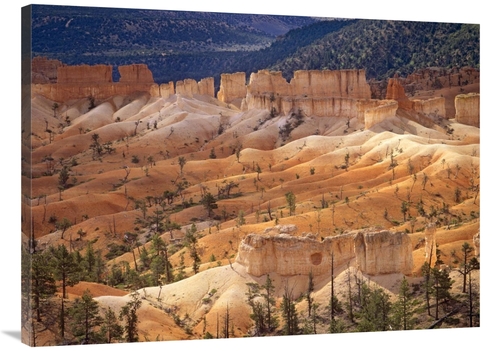 Global Gallery GCS-397080-3040-142 30 x 40 in. Landscape of Eroded For