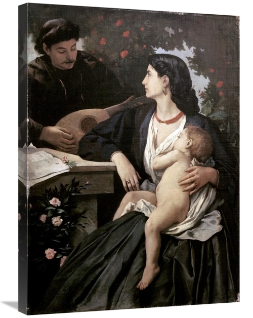 Global Gallery GCS-277547-30-142 30 in. Mandolin Player Art Print - An