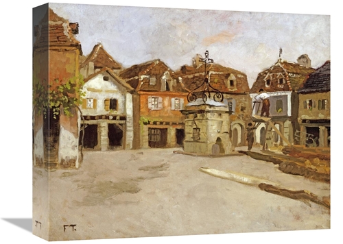 Global Gallery GCS-268577-16-142 16 in. A Town Square Art Print - Frit