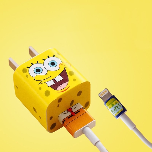 Store SpongeBob iPhone charger