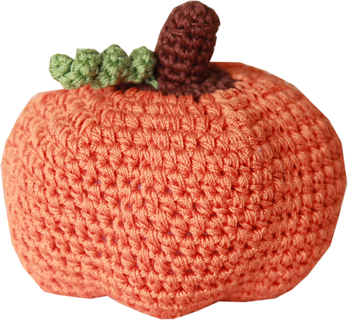 Mirage Pet 500-111 PKN Knit Knacks Fall Pumpkin Organic Cotton Small D