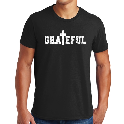 Mens Graphic T-shirt Grateful Print