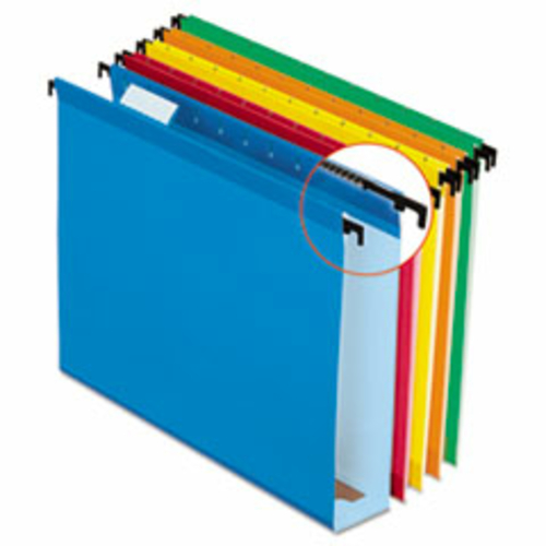 Esselte Pendaflex 615315BLU Poly Laminate Hanging Folders- Legal- 1-5