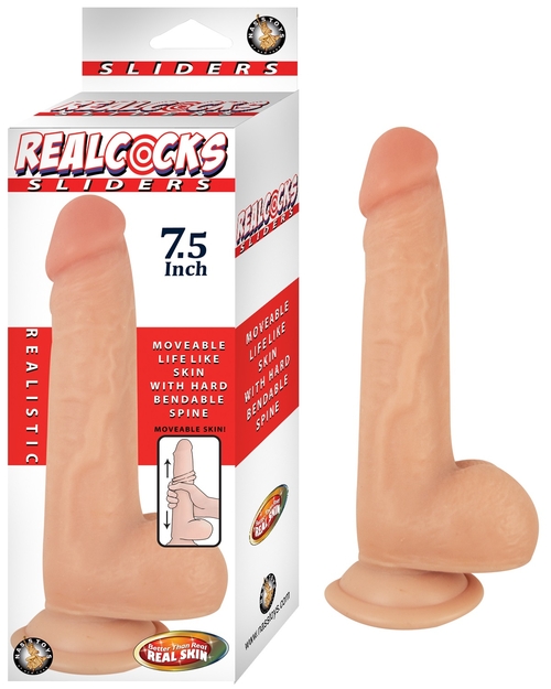 Realcocks Sliders - 7.5 Inch - Flesh