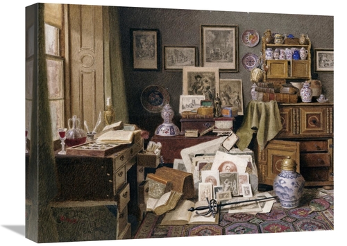 Global Gallery GCS-267327-22-142 22 in. Corner of a Study Art Print - 