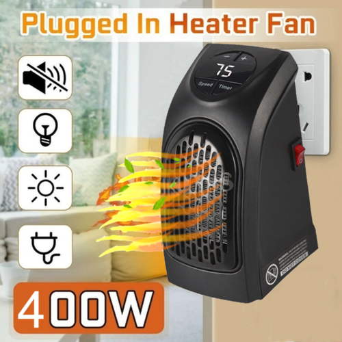 Portable Electric Heater Mini Fan Heater Warmer with Remote Control