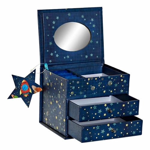 Jewelry box DKD Home Decor 8424001728213 Cosmos (13 x 10 x 10.2 cm)