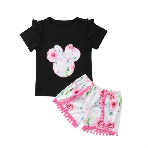 Toddler Kids Baby Girl Summer Outfit Clothes