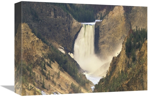 Global Gallery GCS-396952-1216-142 12 x 16 in. Lower Yellowstone Falls