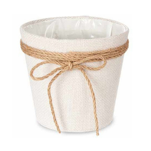 Planter Lasso 16 x 15 x 16 cm White Plastic