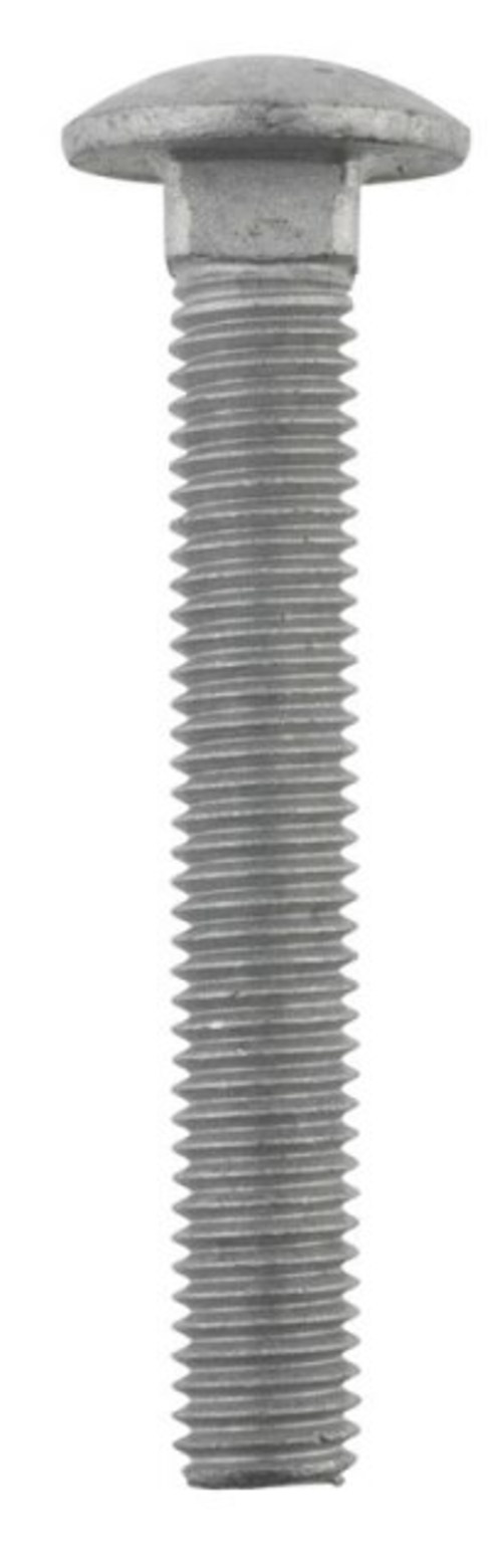 Hillman 812617 0.5 x 3.5 in. Hot Dipped Galvanized Carriage Screw Bolt