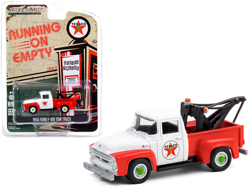 1956 Ford F-100 Tow Truck \Texaco Filling Station\" Red and White