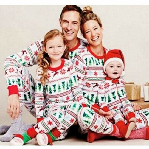 Emmababy 2 PCS Christmas Family Matching Cotton