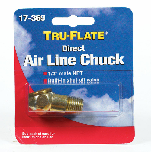 Plews 17369 0.25 in. Air Line Chuck Male NPT