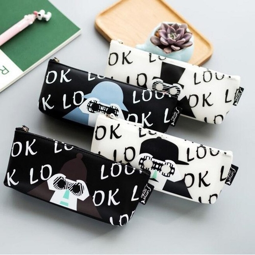 Cute Pencil Case Pencil Bag Lookout Jelly Silicone