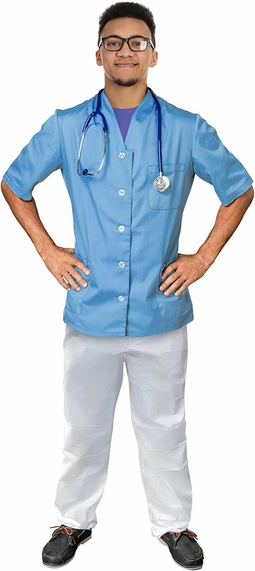 PUREVACY White Waterproof Work Pants for Men XX-Large, Pack of 10