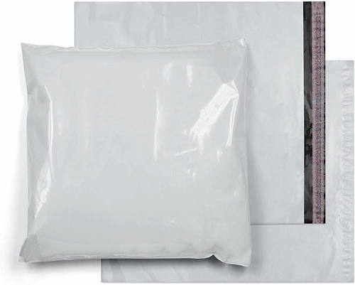 White Poly Mailers 24 x 24, Peel and Seal Poly Shipping Bags for Small