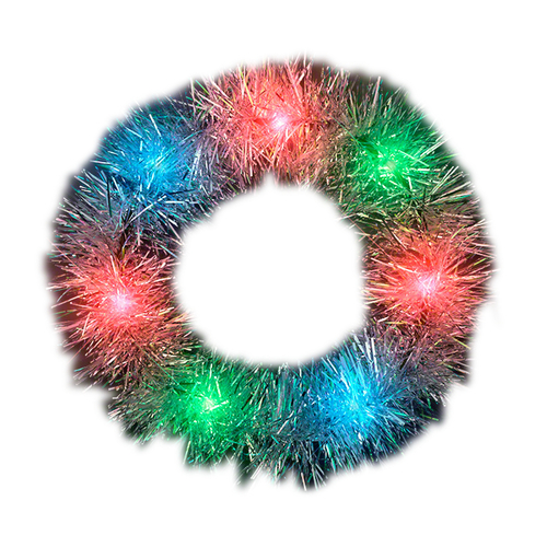 Blinkee LUTHCH-MLT Light Up Tinsel Halo Crown Headband