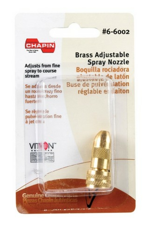 Chapin 6-6002 Adjustable Nozzle Brass