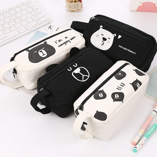 High capacity Cute Bear Pencil Case Pencil Bag