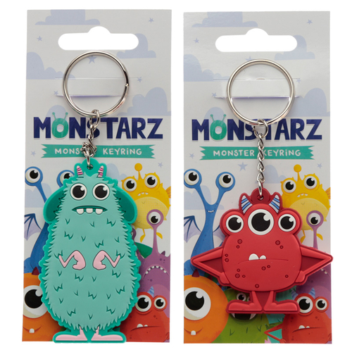 Fun Novelty Monster Monstarz PVC Keyring