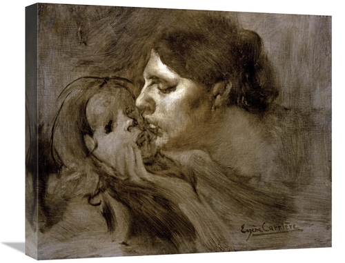Global Gallery GCS-281836-22-142 22 in. The Motherly Kiss Art Print - 