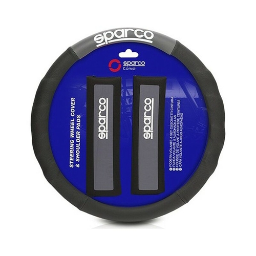 Steering Wheel Cover + Cushion Pads for Seat Belt Sparco SPC1111