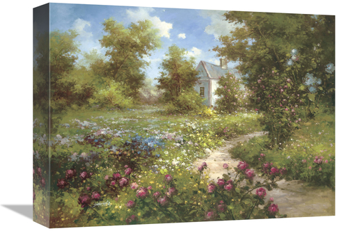 Global Gallery GCS-115316-1216-142 12 x 16 in. The Enchanted Garden Ar