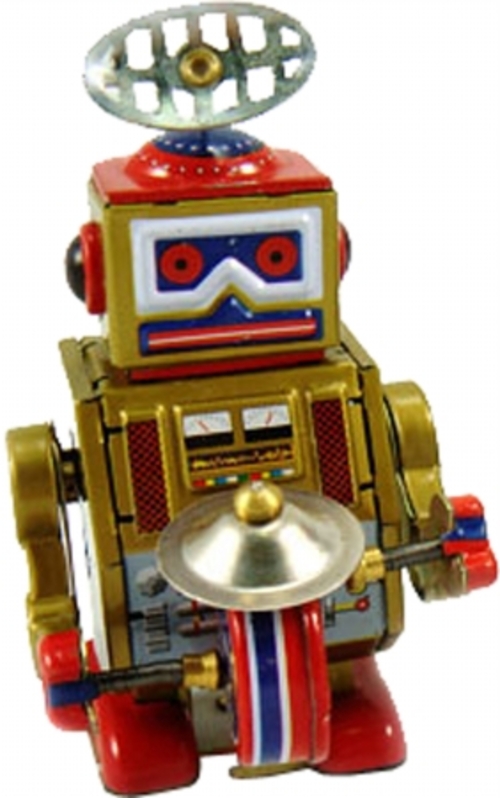 SHAN MS409 Collectible Tin Toy - Robot