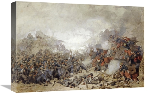 Global Gallery GCS-266658-22-142 22 in. Storming of Malakoff Art Print