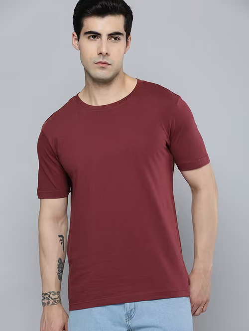 Men's round neck Sweatproof half sleeve tshirt  (Size-M)
