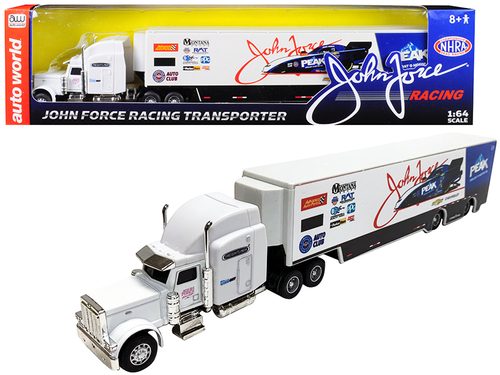 2019 Freightliner \John Force Racing\" Transporter 1/64 Diecast Model
